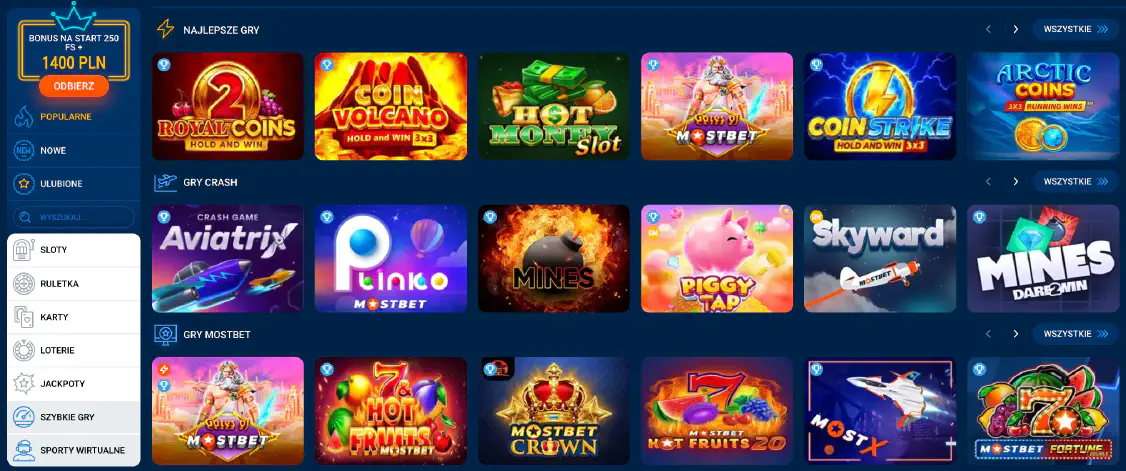 Online Casino Mostbet