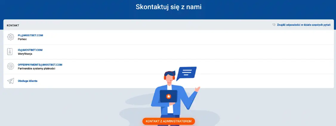 Customer Support Mostbet