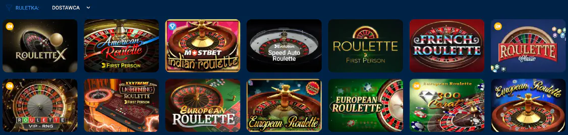 Mostbet Roullete